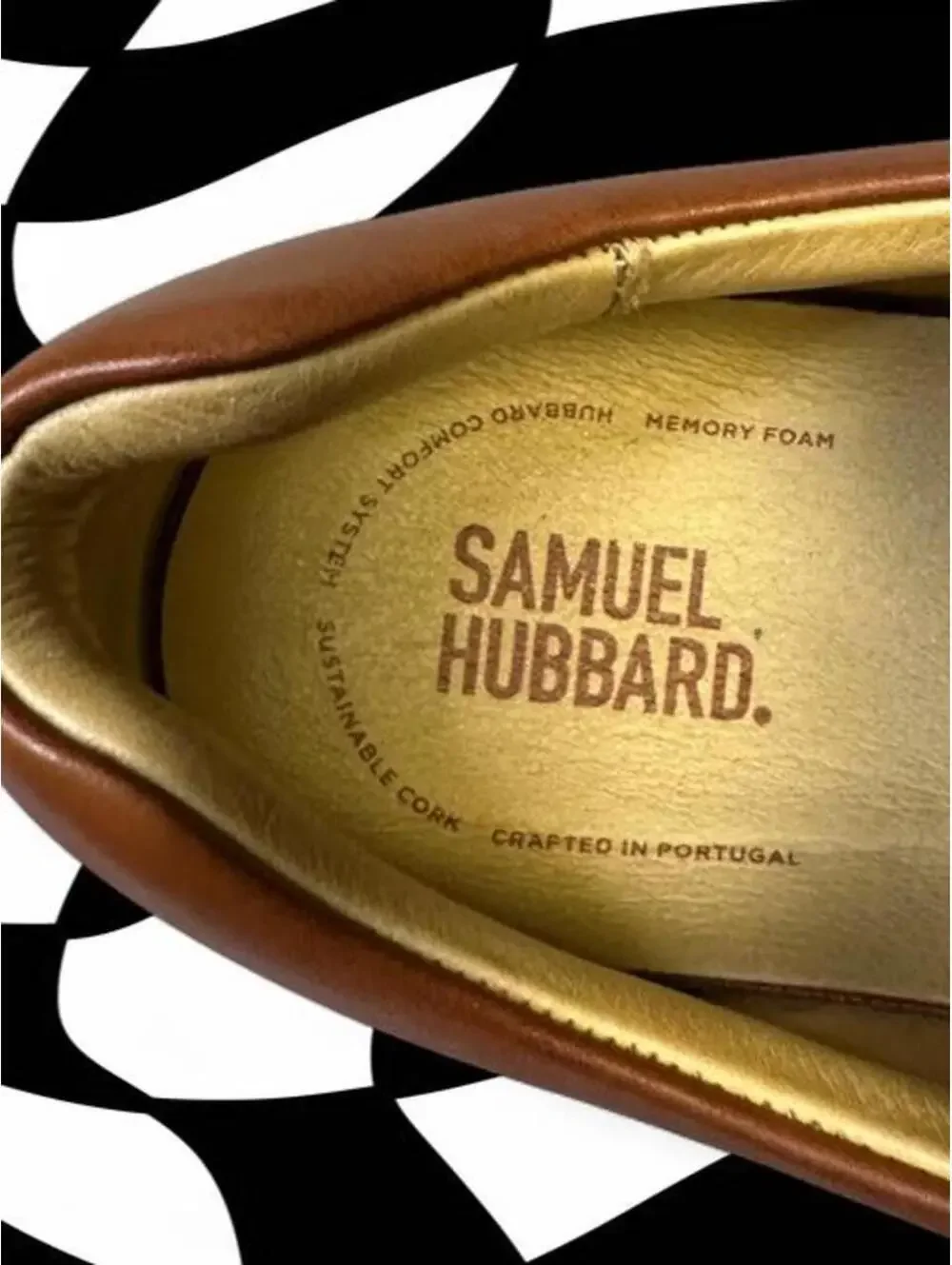 Samuel Hubbard Hush Puppies brown leather lace-up shoes
